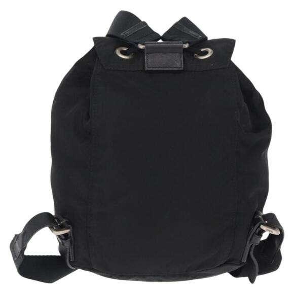 PRADA Backpack Nylon Black Silver Auth 154530 main image 15